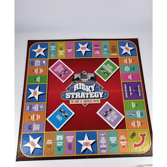 Complete 1992 Risky Strategy Presidential Campaign Election Electoral Vote Game - Picture 2 of 11